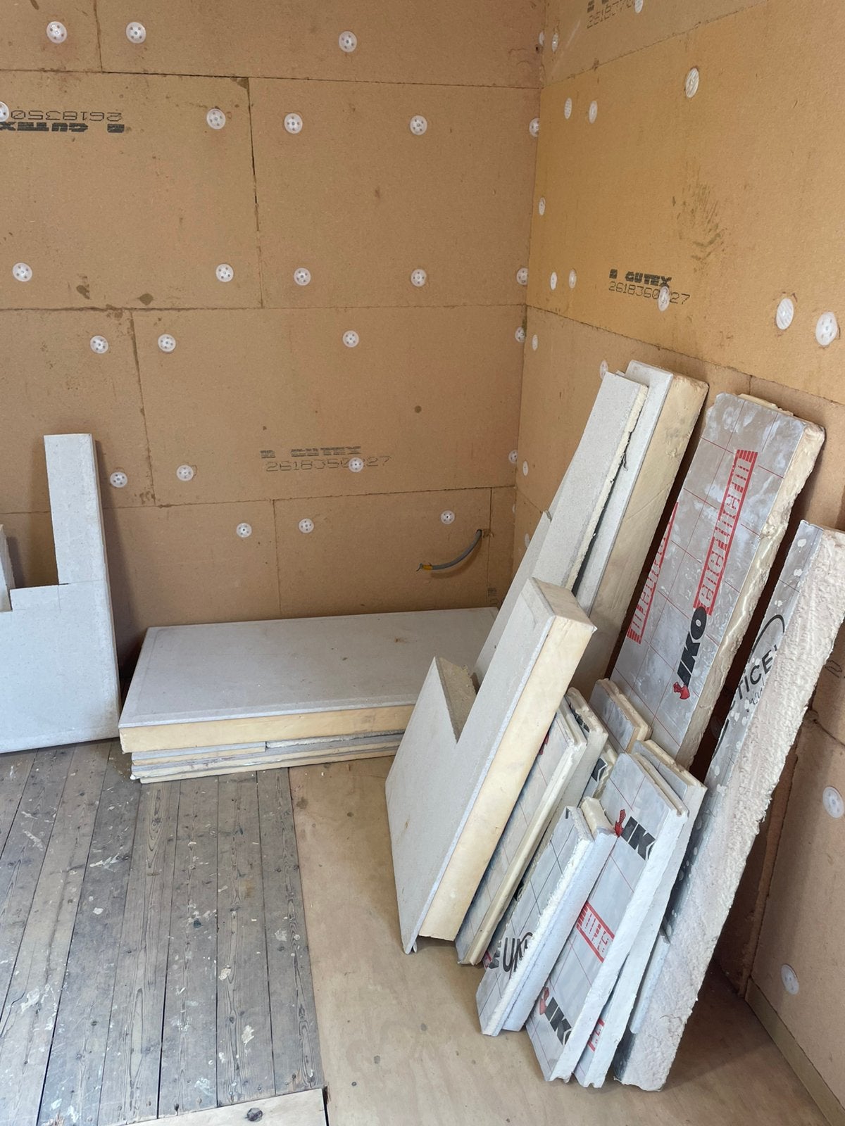 Gratis reststukken pir fermacell, Doe-het-zelf en Verbouw, Isolatie en Afdichting, Ophalen, 4 tot 8 cm, Zo goed als nieuw, Hardschuim (Pir)