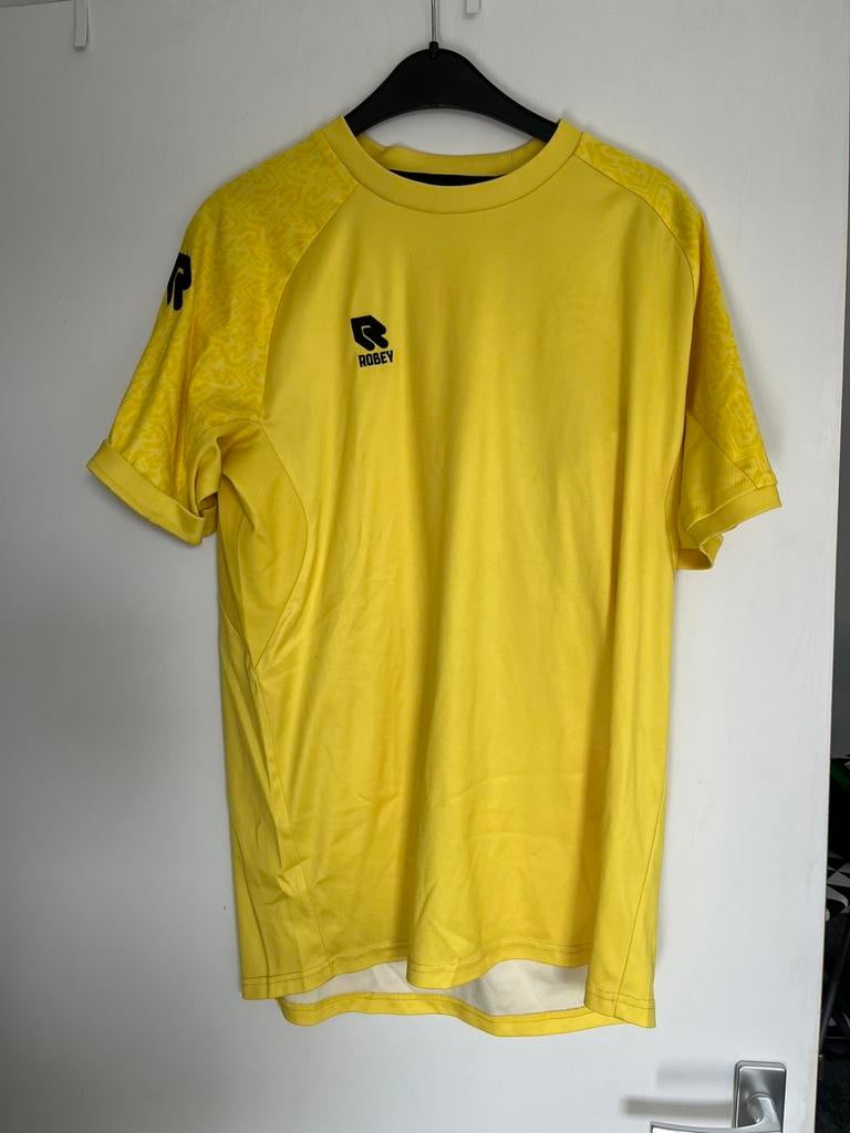 Robey shirt - geel, Maat 52/54 (L), Verzenden, Geel, Zo goed als nieuw