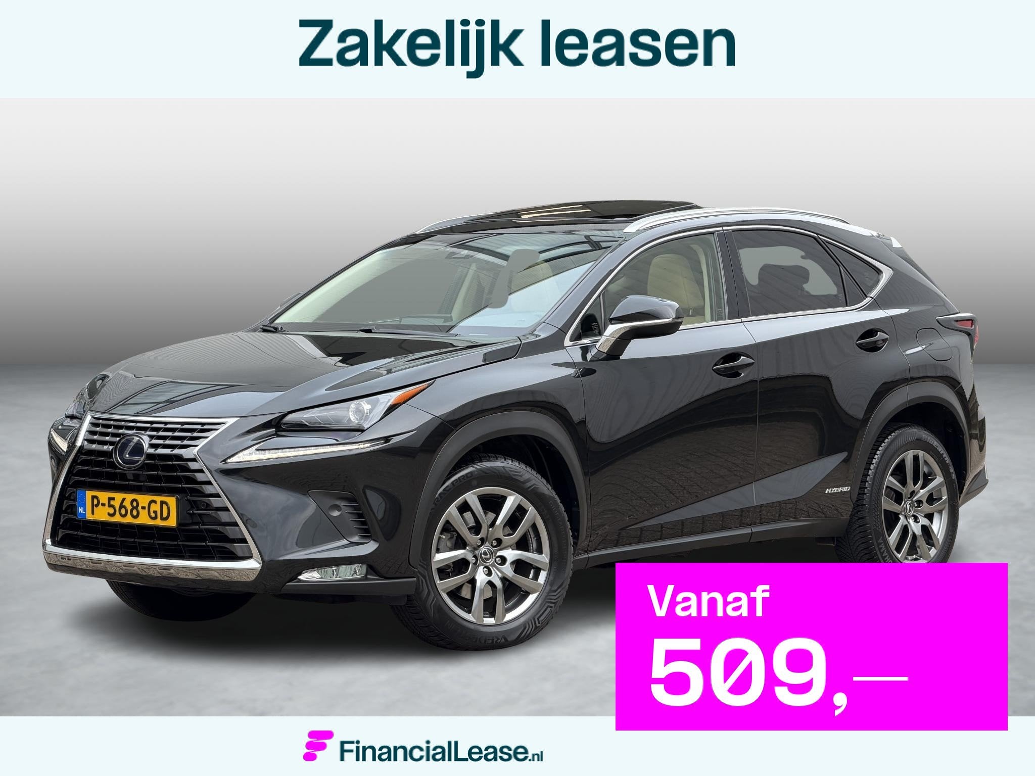 Lexus NX 300h AWD Luxury Line | Schuifdak/Leder/Trekhaak/Ada, Automaat, Gebruikt, Leder, Bedrijf