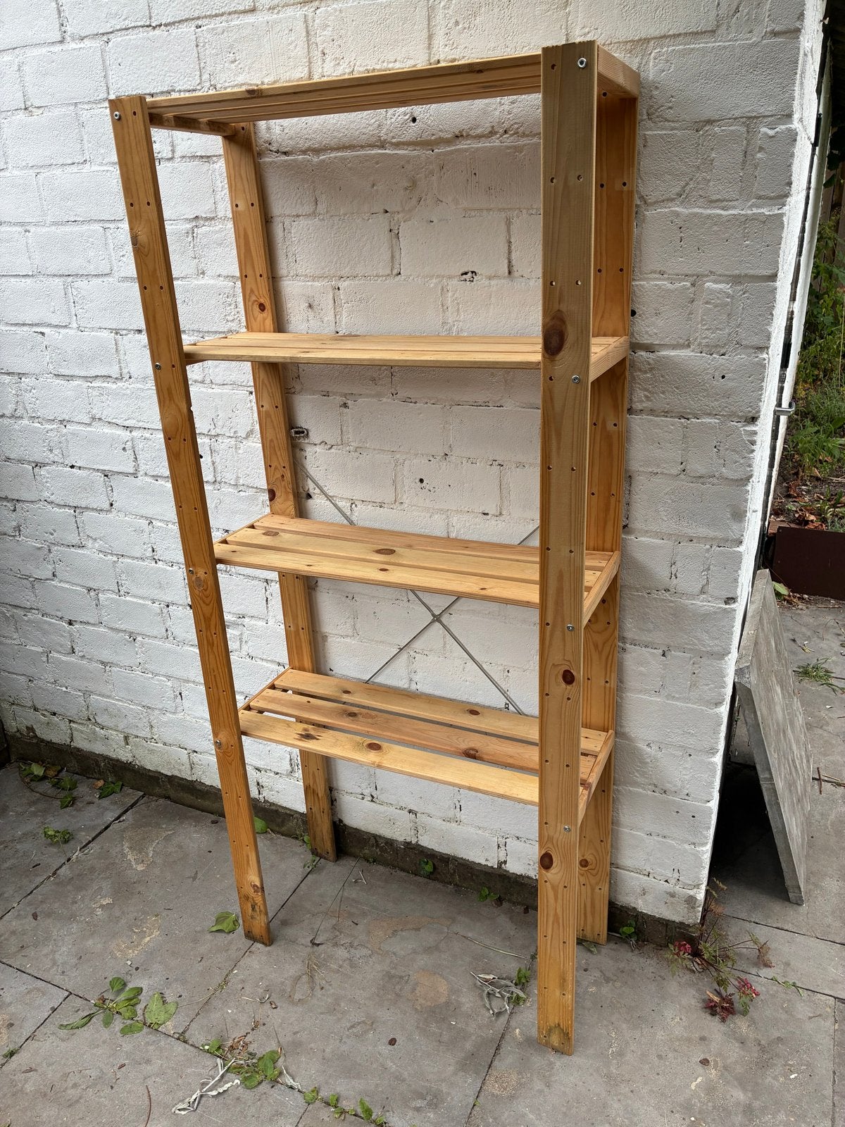 Houten stellingkast (76x31x171cm) - Demontabel, Ophalen, Gebruikt