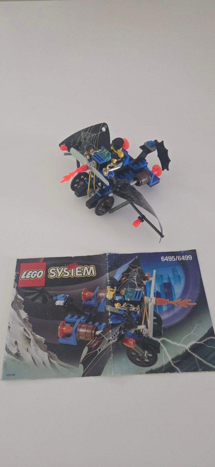 Lego System 6495/6499: Vliegende Motor met Minifiguur, Compleet, Gebruikt, Overige thema's, Lego