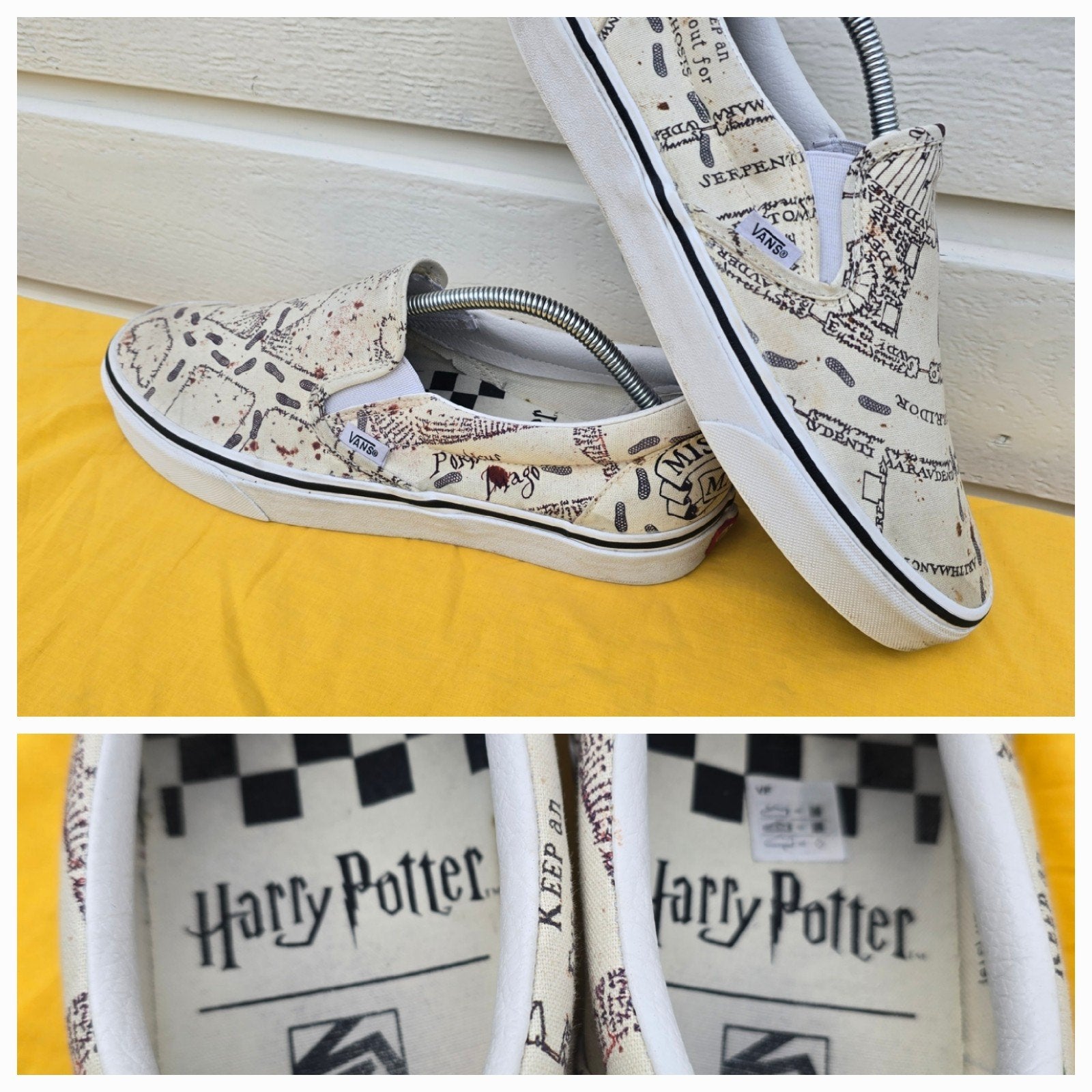 Vans x Harry Potter Marauder’s Map Limited Edition – EU 44.5, Ophalen of Verzenden, Zo goed als nieuw, Overige typen