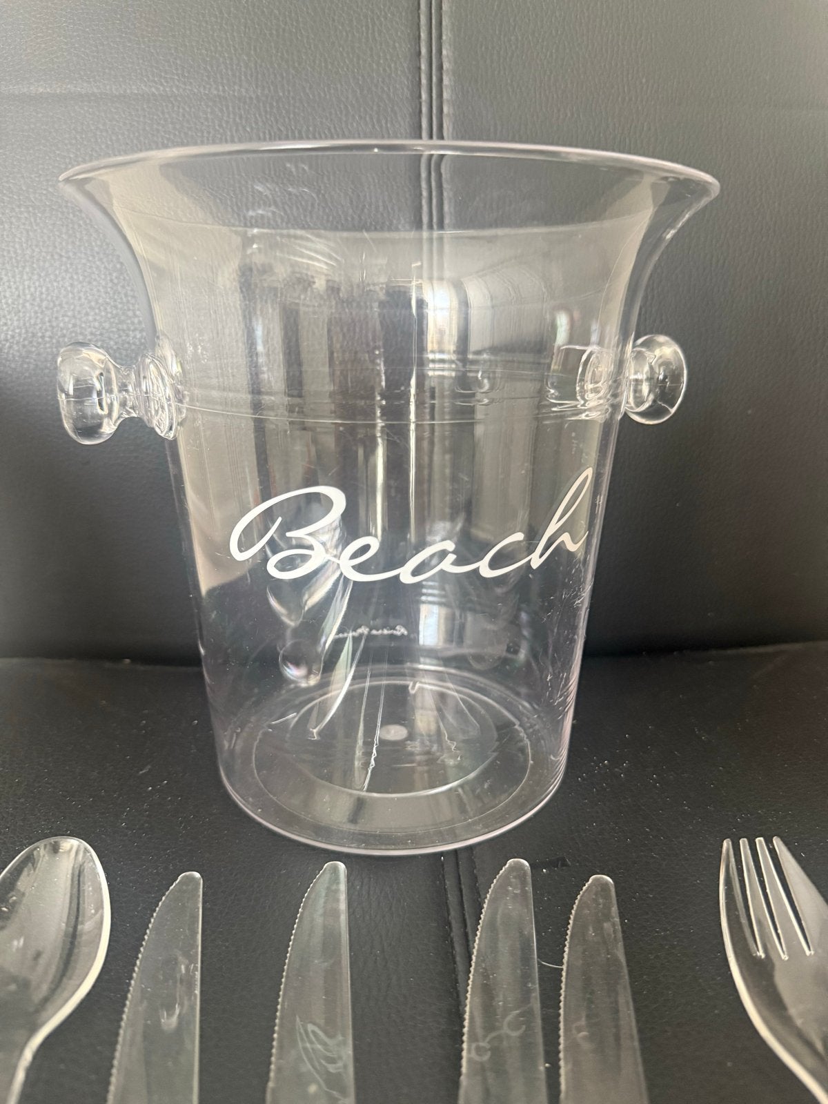 Bestekset ,ijsemmer - Beach thema Riviera Maison, Kunststof, Gebruikt, Bestekset, Overige typen
