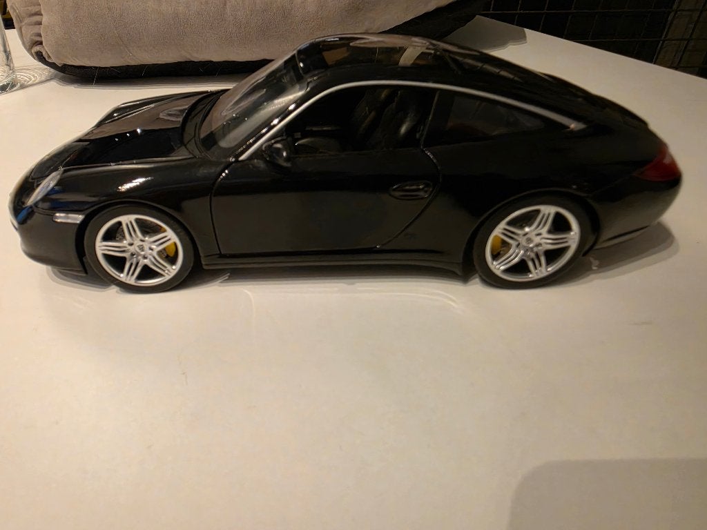 Porsche 911 Carrera 4 s targa 1/18, Ophalen of Verzenden, Gebruikt, Auto, Norev