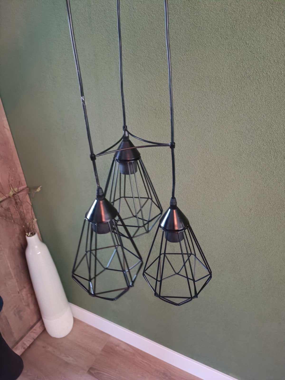 Eglo hanglamp industrieel zwart, Huis en Inrichting, Lampen | Hanglampen, Zo goed als nieuw, Metaal, Industrieel, E27 (groot)