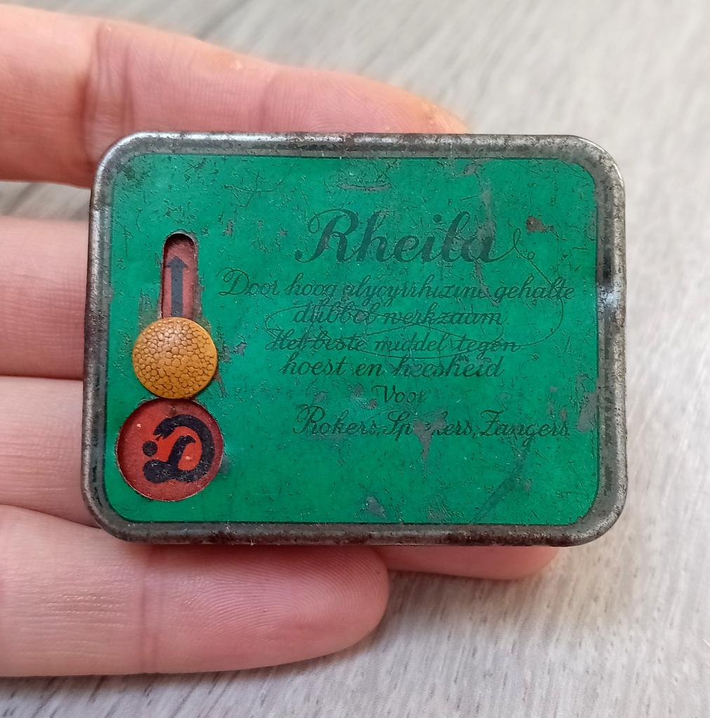 oude reila drops blik, voor rokers, sprekers, zengeres, Verzamelen, Ophalen of Verzenden, Gebruikt, Overige