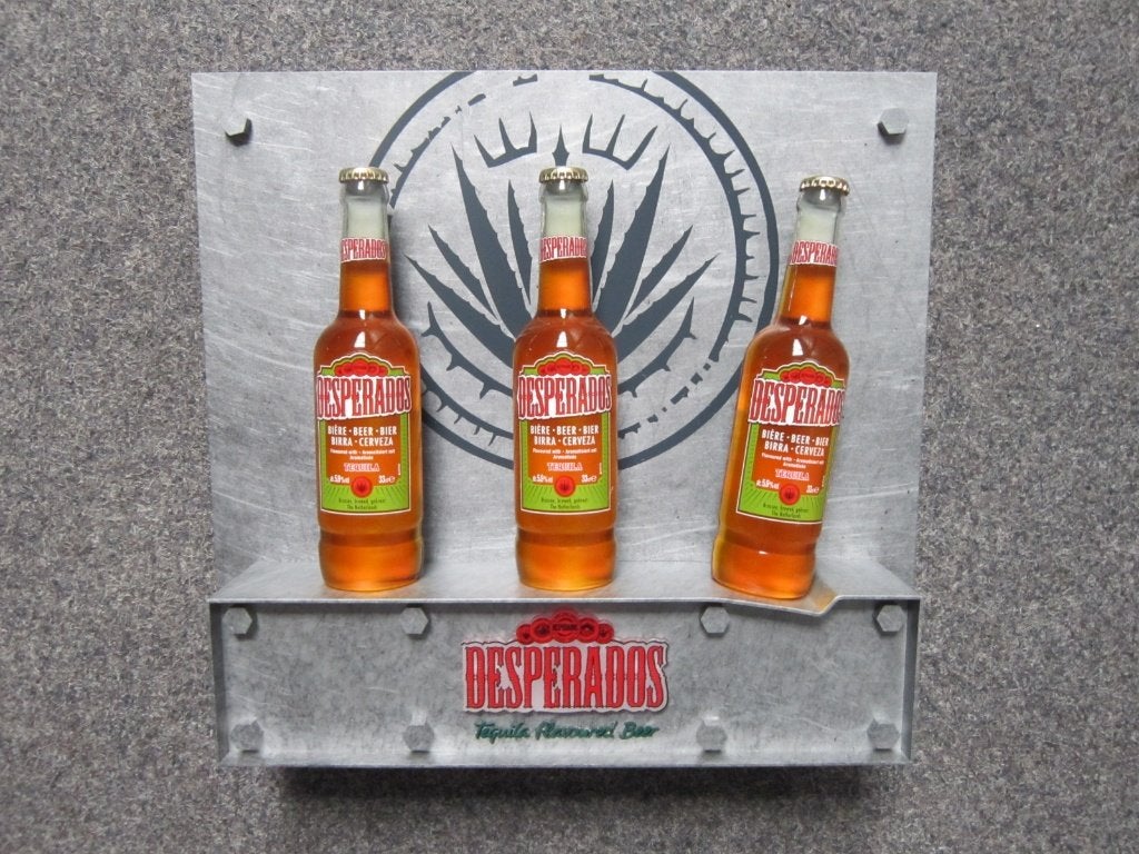 DESPERADOS BIER LED LICHTRECLAME, Verzamelen, Biermerken, Ophalen, Nieuw, Overige typen, Overige merken