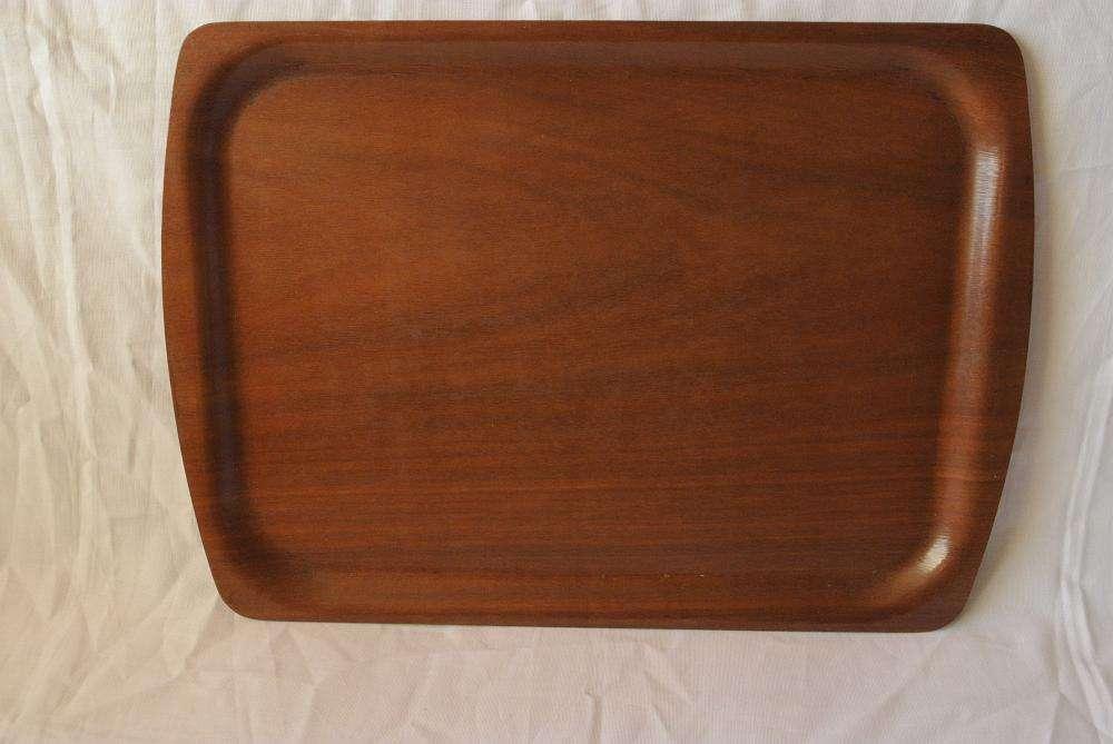 Dienblad Langva made in Denmark ( retro vintage sixties ), Ophalen, Gebruikt, Rechthoekig, Hout