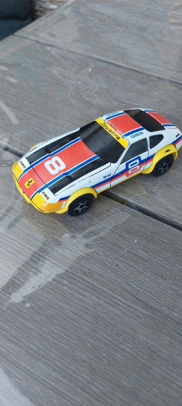 Vintage Joustra Ferrari Raceauto Speelgoed, Kinderen en Baby's, Ophalen of Verzenden, Gebruikt