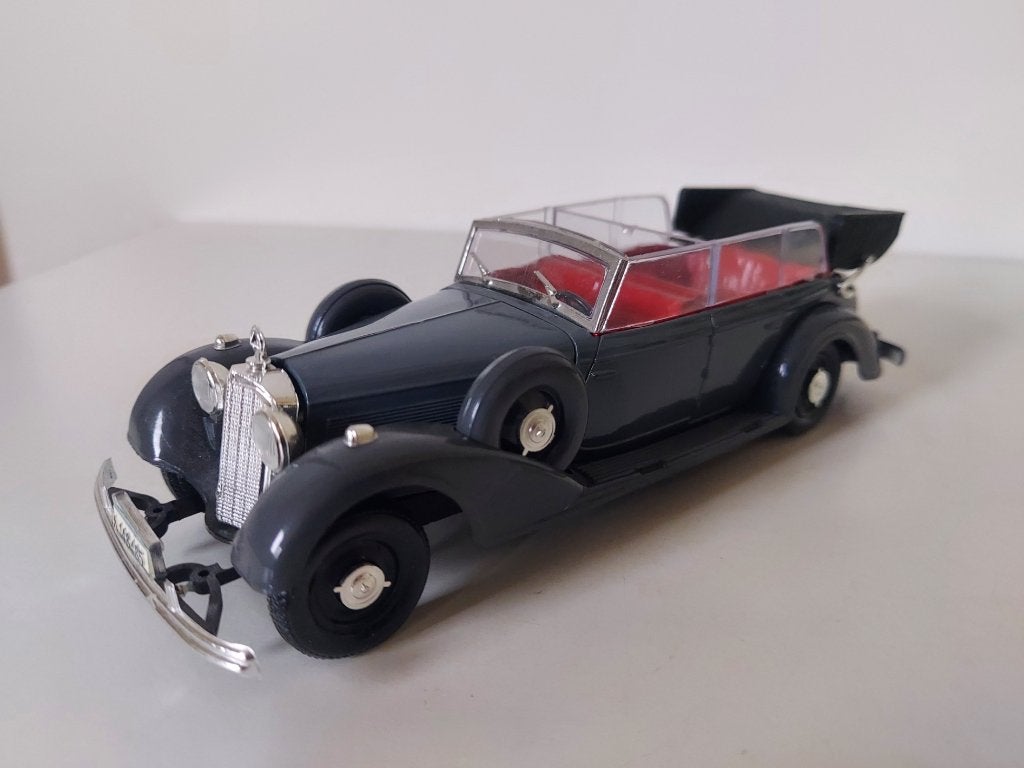 Rio 21 1938 Grande Mercedes-Benz 770K cabriolet grijs, Hobby en Vrije tijd, Ophalen of Verzenden, Zo goed als nieuw, Auto, Overige merken