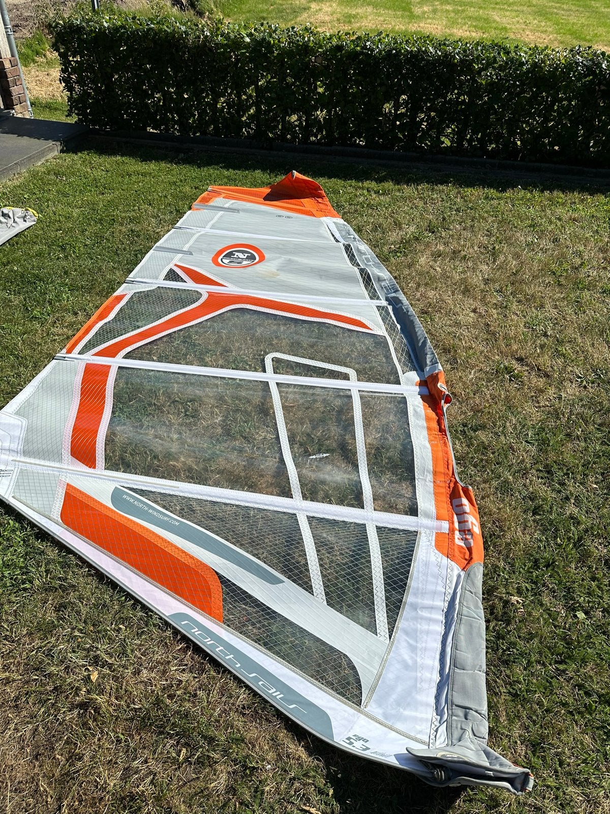 North Sails EGO 5.3 Windsurfzeil, Watersport en Boten, Ophalen, Gebruikt, 5 tot 6.5 m², North Sails