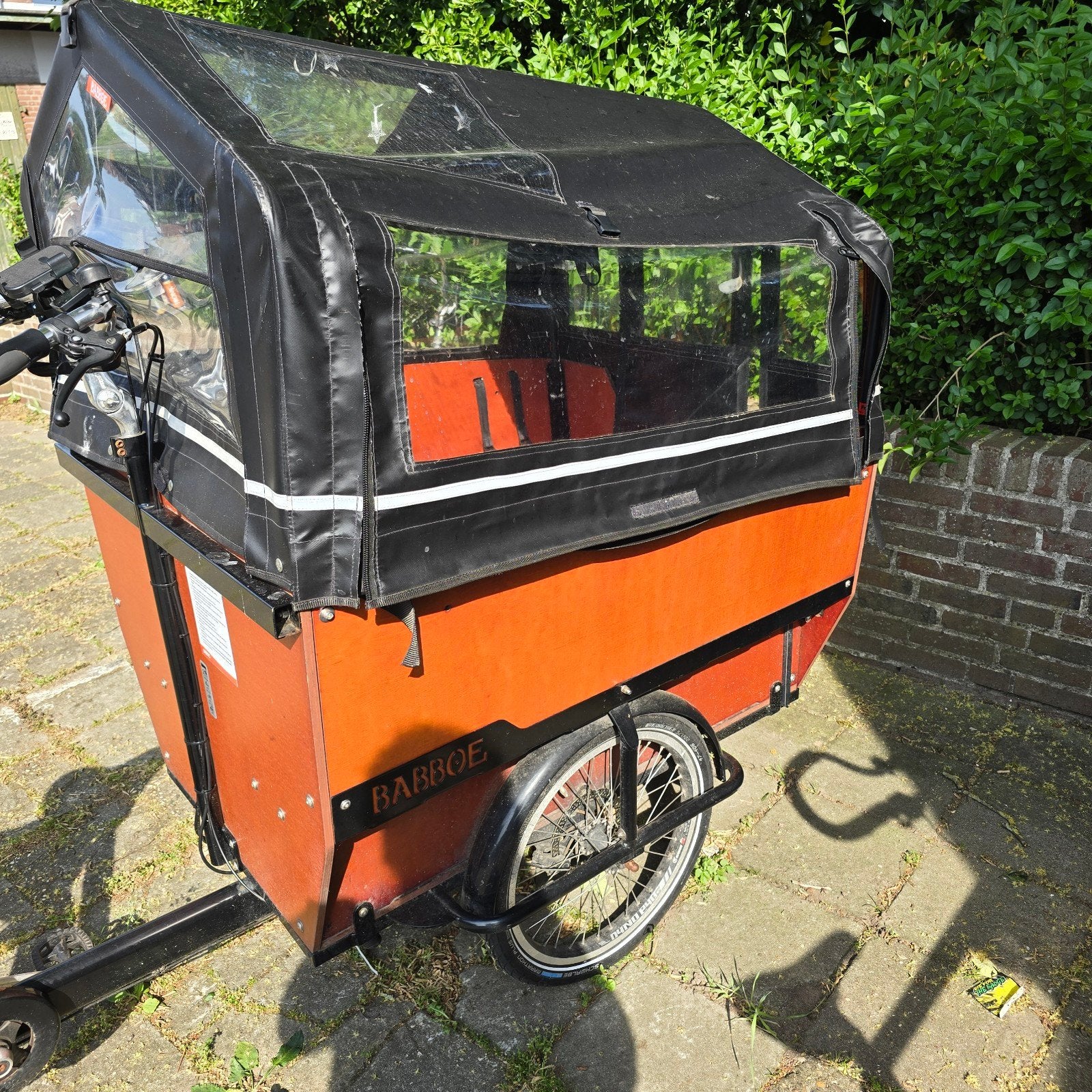 Nette Babboe max E bakfiets, Fietsen en Brommers, Fietsen | Bakfietsen, Gebruikt, 4 kinderen of meer, Ophalen