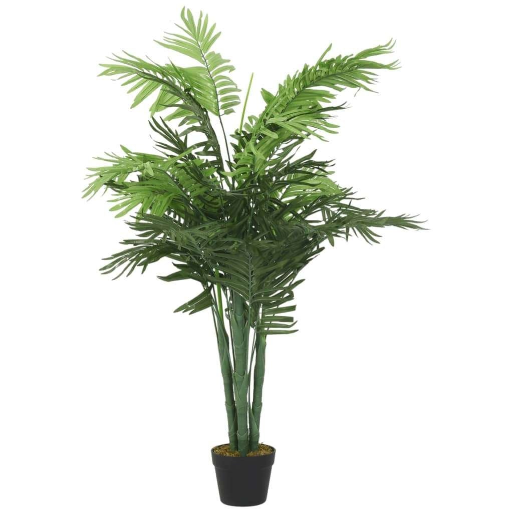 Kunstplant kamerplant palmboom 120 cm groen GRATIS BEZORGD!, Groen, Verzenden, Met pot of vaas, Kunstplant