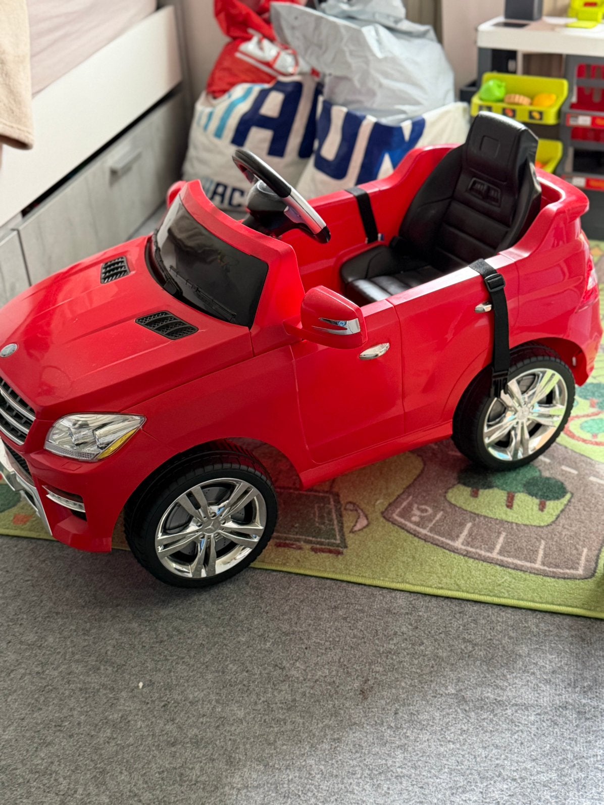 Kind auto, Kinderen en Baby's, Speelgoed | Buiten | Accuvoertuigen, Ophalen, Zo goed als nieuw