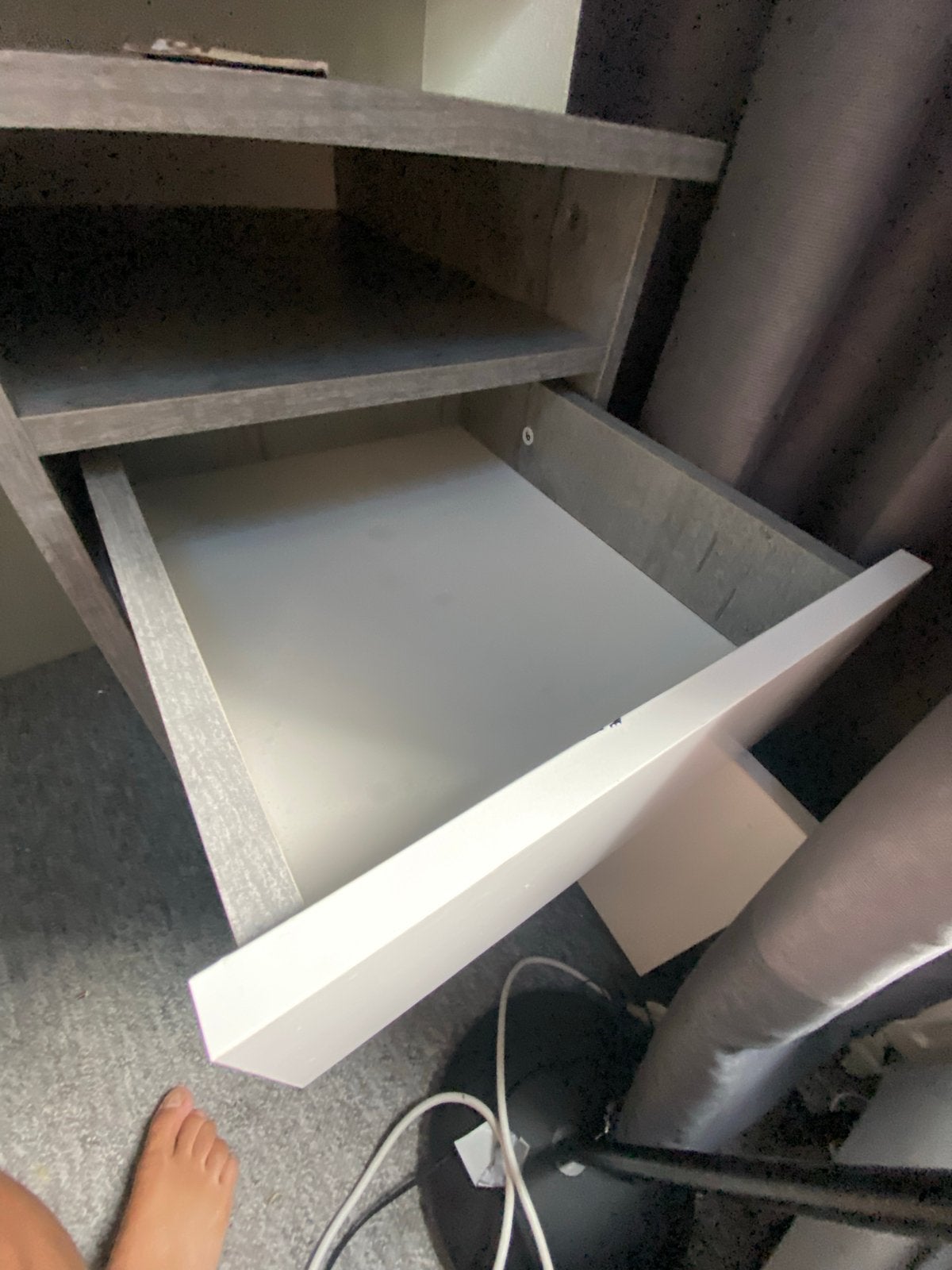 Modern bureau met lades en opbergruimte, Ophalen, Gebruikt, Met lades, Spaanplaat of MDF