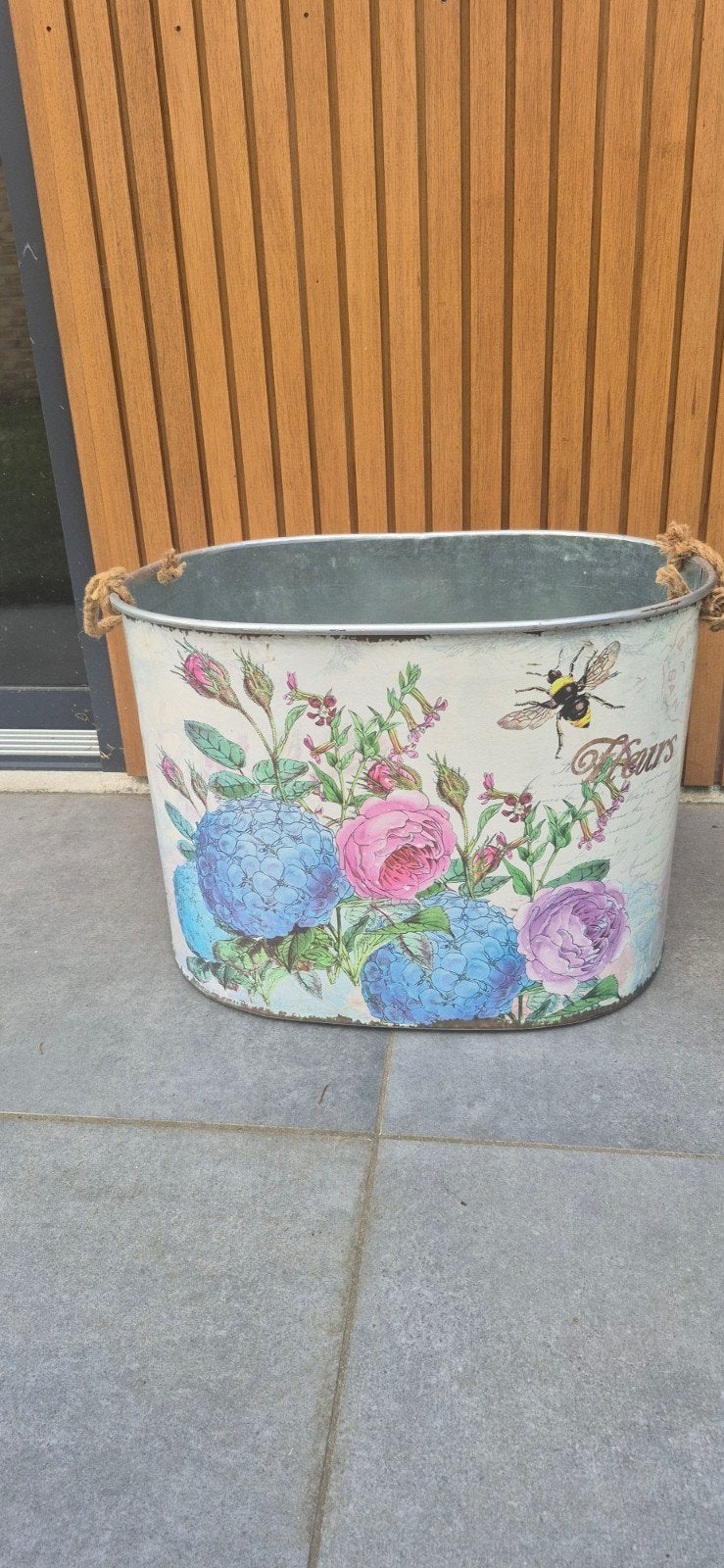Mooie nieuwe planten bak, Tuin en Terras, Ophalen, Minder dan 30 cm, Nieuw, Metaal