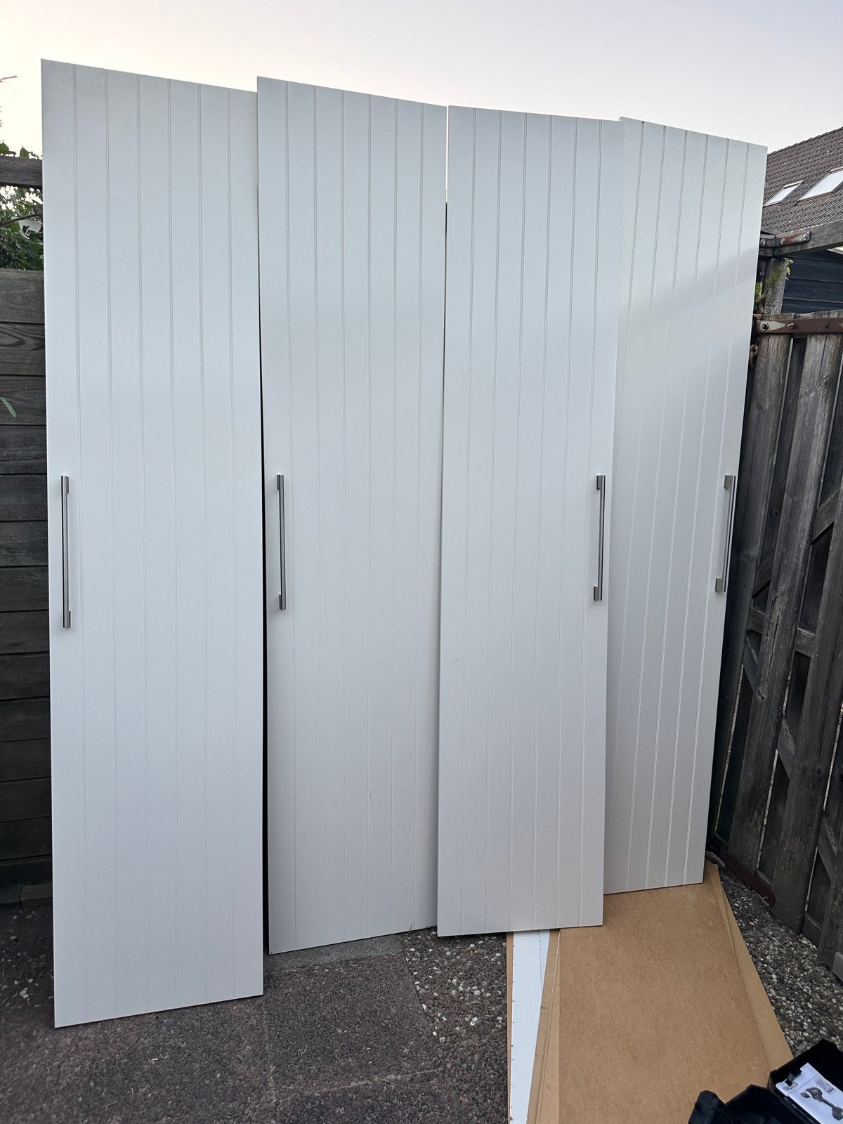 Pax kast deuren voor hoge kast van 226 cm hoog, Ophalen, Gebruikt, 200 cm of meer, 50 tot 100 cm