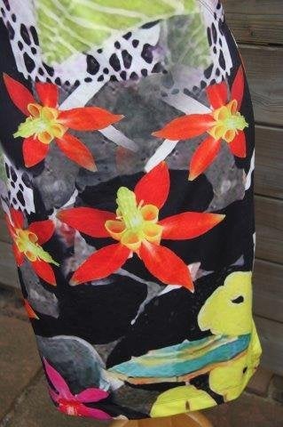 Wikkeljurk gekleurd Lizzy & Coco mt S OPRUIMING, Kleding | Dames, Overige kleuren, Ophalen of Verzenden, Knielengte, Maat 36 (S)