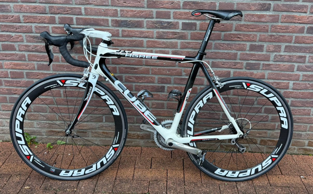 Cube Agree GTC Carbon Racefiets Ultegra Supra RC58, 28 inch, Gebruikt, Carbon, Velgrem