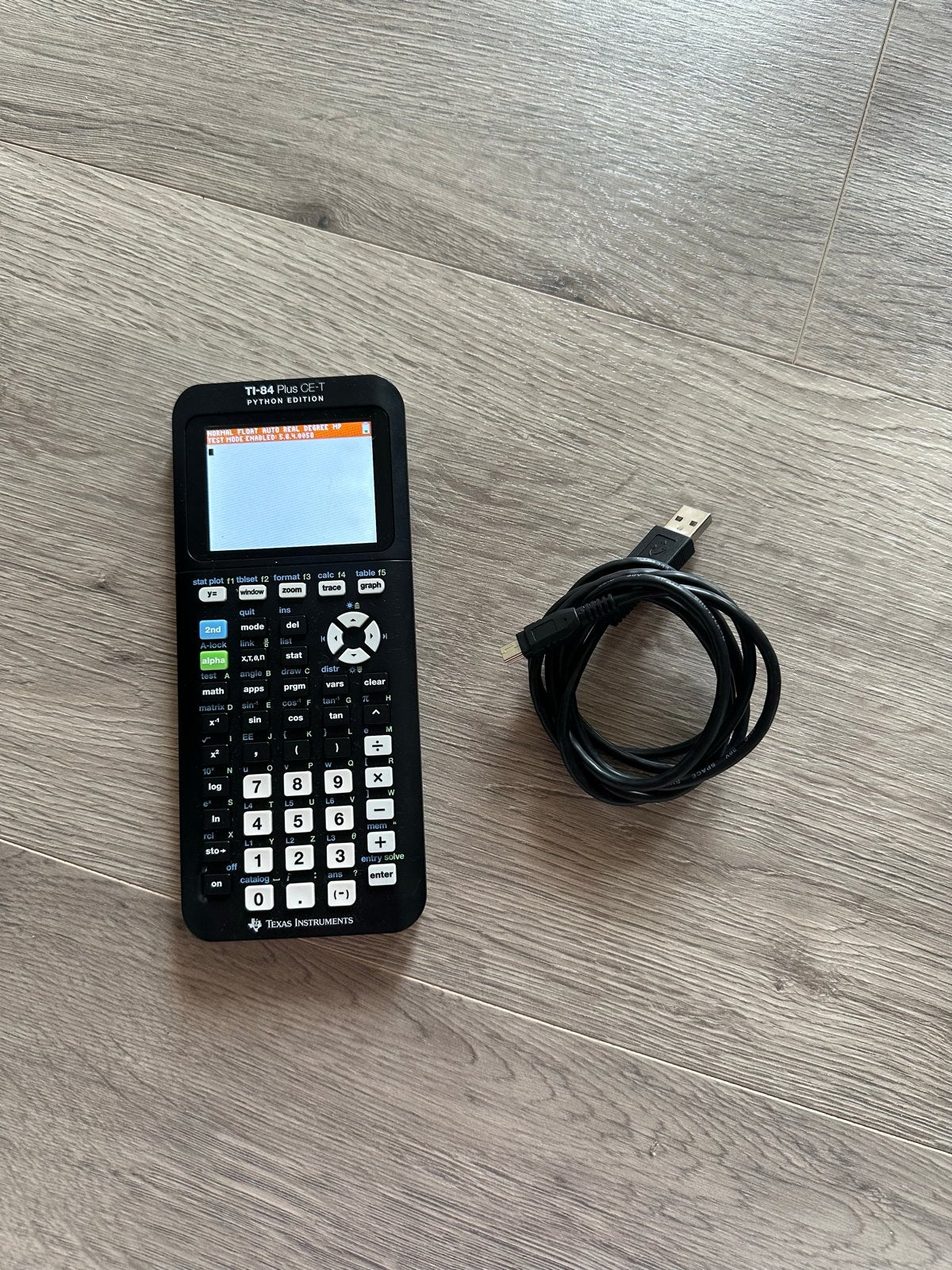 Rekenmachine TI-84 Plus CE-T PYTHON EDITION, Ophalen of Verzenden, Grafische rekenmachine, Zo goed als nieuw