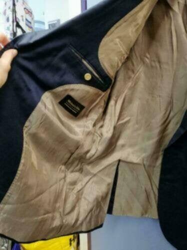 Michael & Giso / Scabal donker blauw colbert mt 60 nr 32851, Kleding | Heren, Kostuums en Colberts, Blauw, ., Michael & Giso, Maat 56/58 (XL)