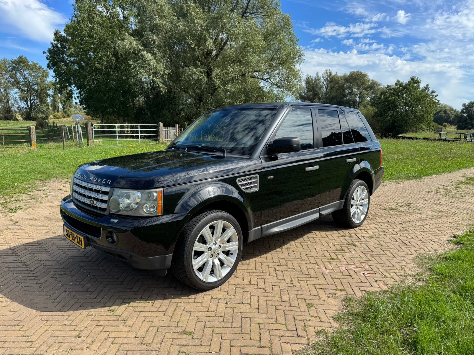 Land Rover Range Rover (sport) 4.2 V8 SC AUT 2007 Zwart, Auto's, Automaat, 4197 cc, 8 cilinders, 390 pk