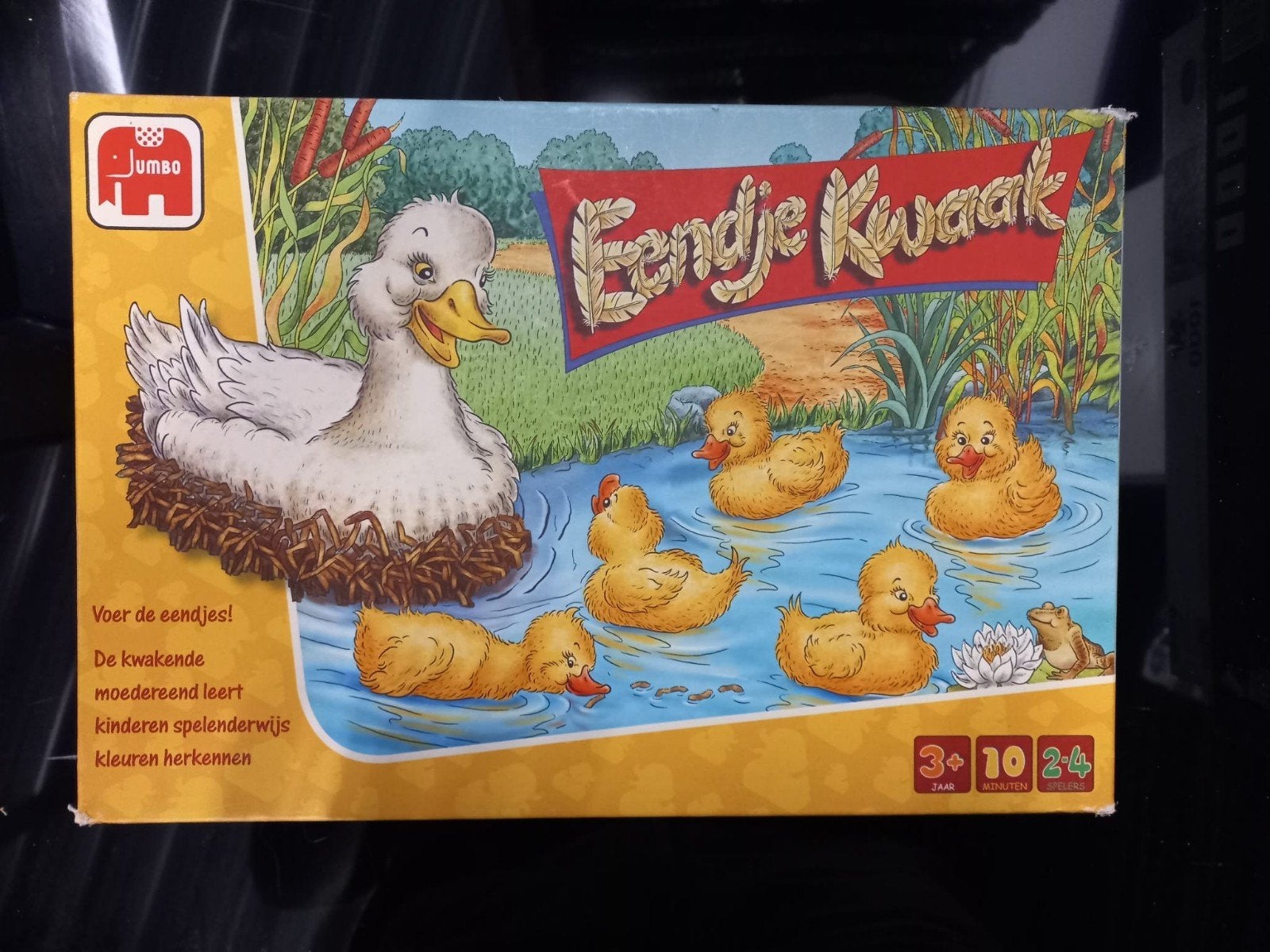 Jumbo Eendje Kwaak - Leerzaam spel voor kinderen, Hobby en Vrije tijd, Drie of vier spelers, Ophalen, Zo goed als nieuw, Jumbo