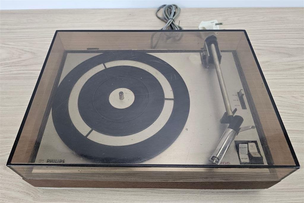 Philips 22GA205 platenspeler uit 1972, Audio, Tv en Foto, Platenspelers, Ophalen of Verzenden, Gebruikt, Thorens, Automatisch