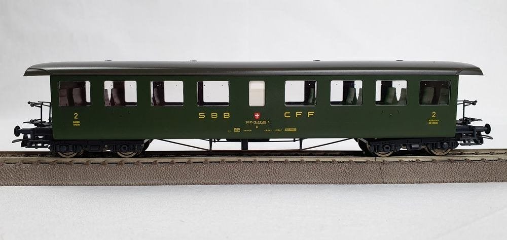 Roco 44731: Seetalwagen tweede klas van de Zwitserse SBB, Gelijkstroom, Ophalen of Verzenden, Roco, Nieuw