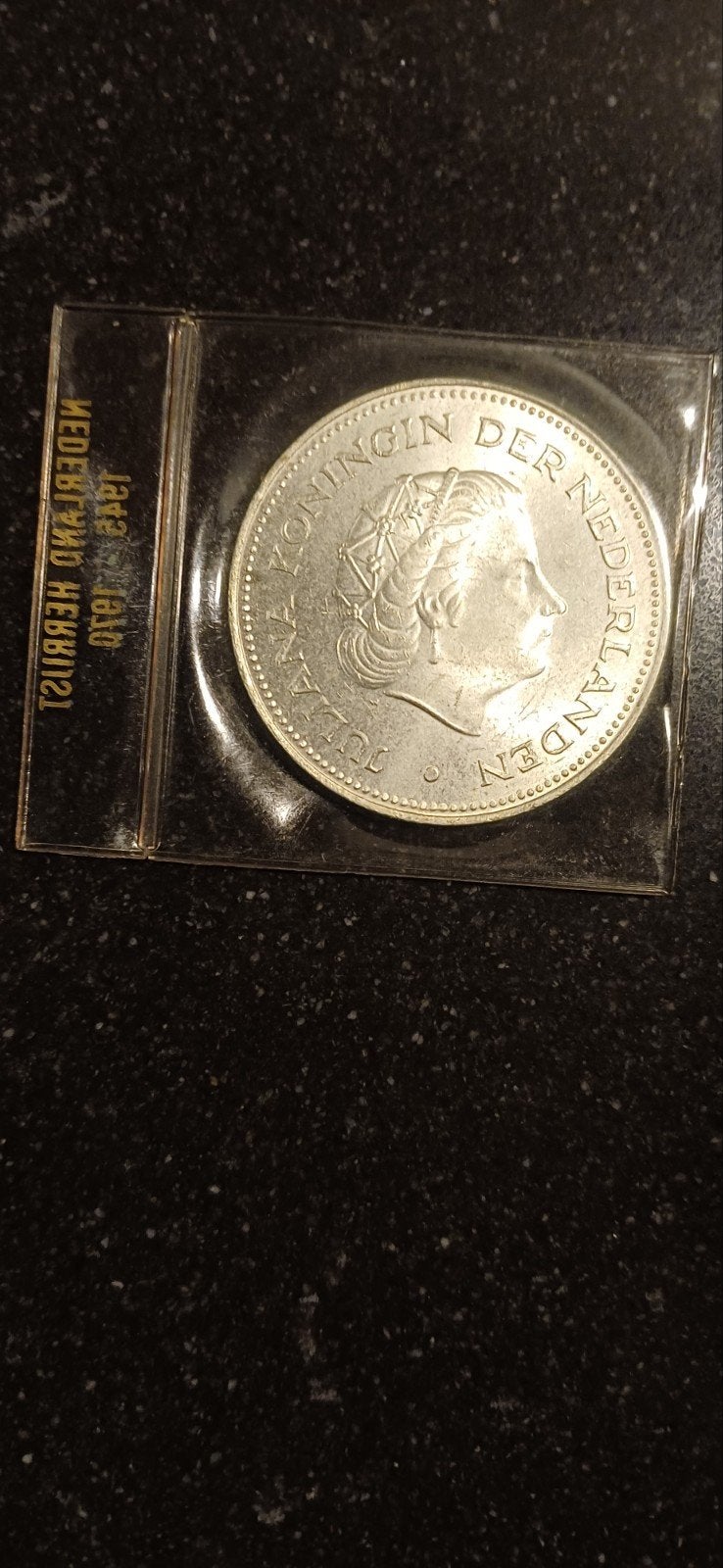 zilveren tientje  NEDERLAND HERREIST 1945 1970, Postzegels en Munten, Ophalen, Koningin Juliana, Zilver, Losse munt