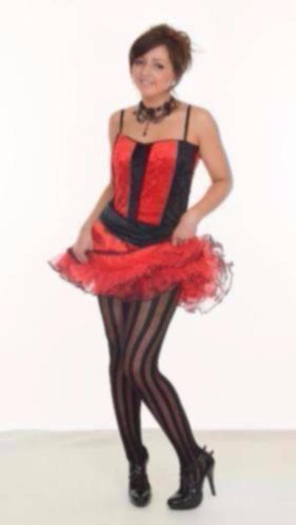 Burlesque + Kanten Masker outfit mt S en M en ook L, Carnaval, Nieuw, Ophalen of Verzenden, Kleding