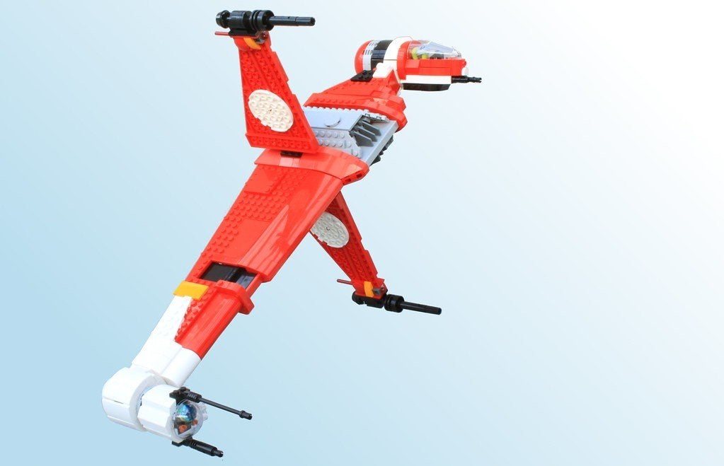 Lego prototype Blade B-wing MOC, Compleet, MOC (eigen creatie), Star Wars, Lego