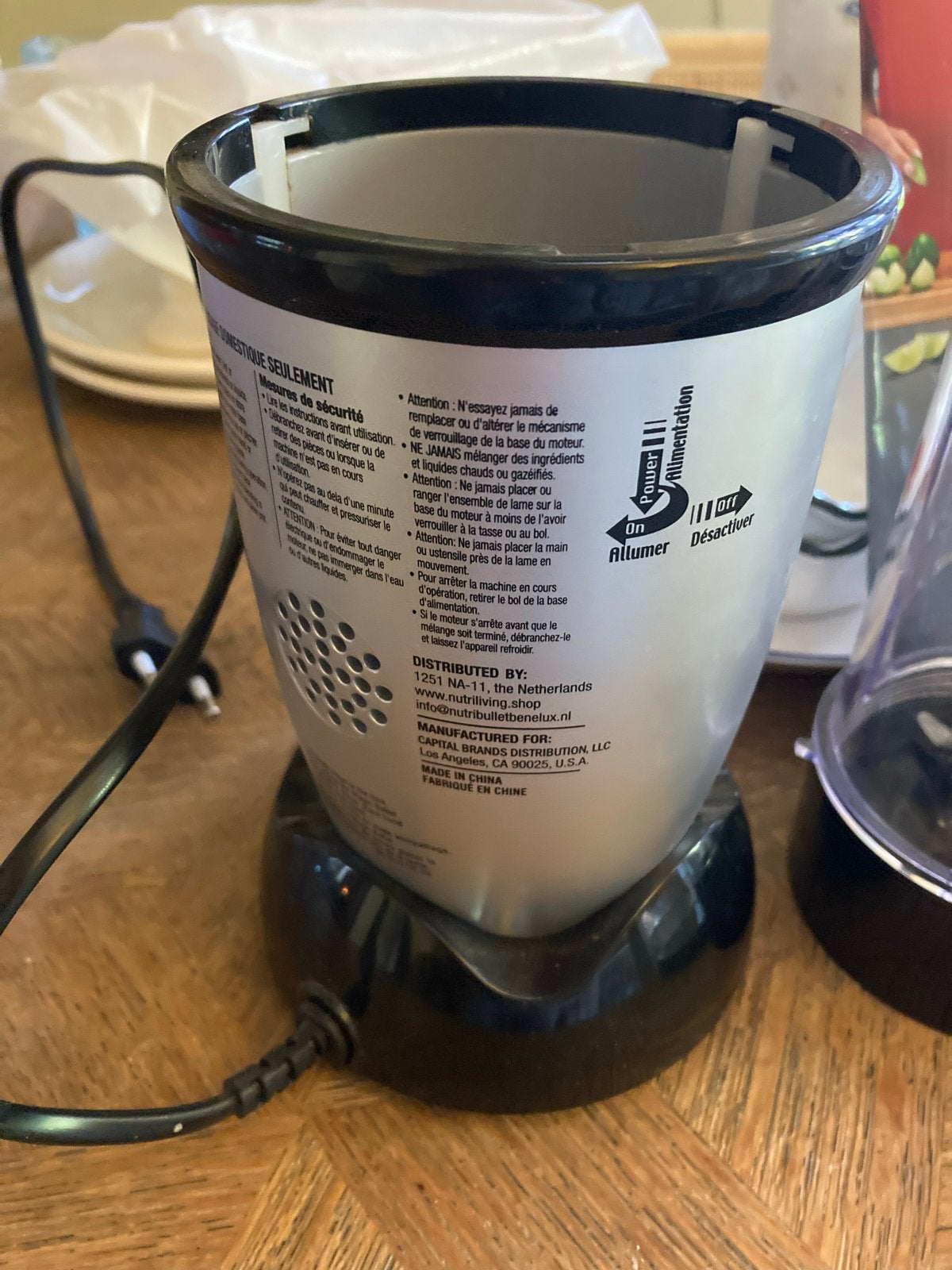 Magic Bullet Blender - Zo goed als nieuw, Ophalen, Overige typen, Zo goed als nieuw, Zwart