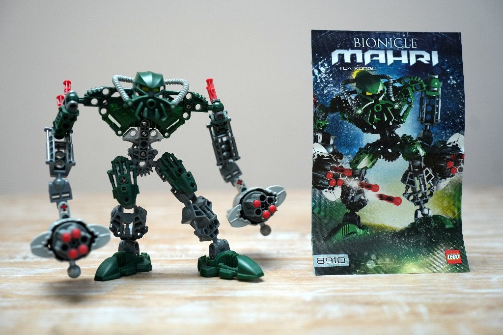 Lego 8910 Bionicle Toa Mahri Toa Kungu, Gebruikt, Bionicle, Lego, Ophalen of Verzenden