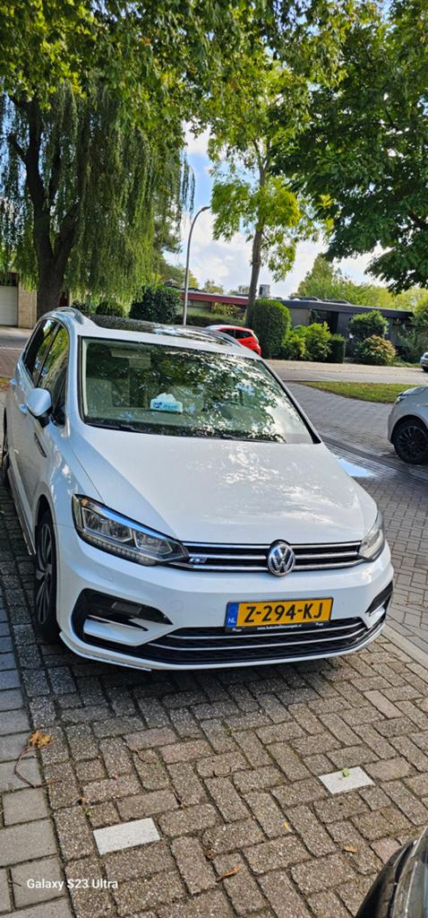Volkswagen Touran 1.4 TSI 110KW/150PK 7-DSG 2017 Wit, Auto's, Euro 6, 4 cilinders, 7 stoelen, Wit