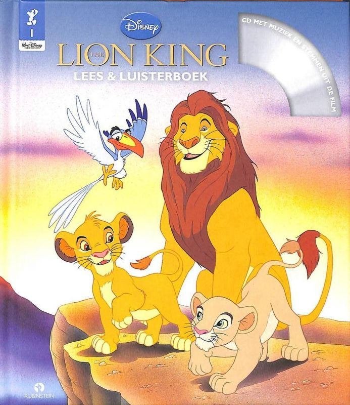 Gouden boekje Lion King, Verzenden, Leeuwenkoning of Jungle Boek, Nieuw, Overige typen