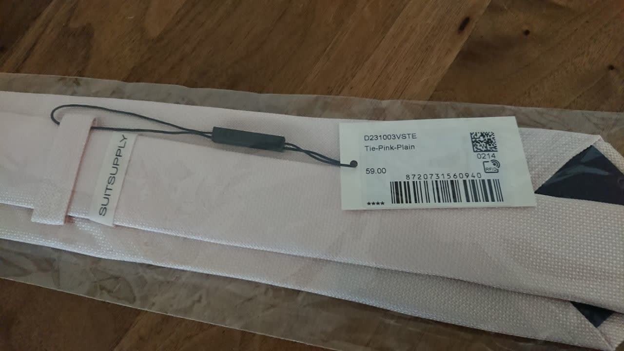 Heren stropdas nieuw in verpakking, Kleding | Heren, Stropdassen, Ophalen of Verzenden, Nieuw, Roze