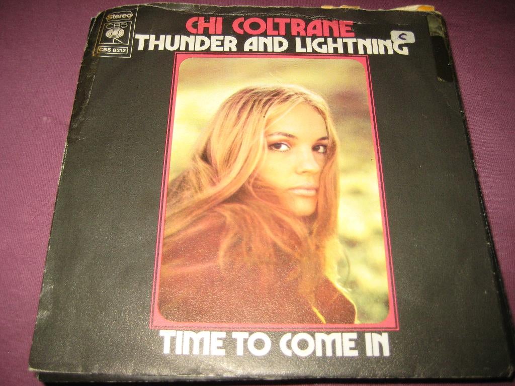 Chi Coltraine: Thunder and lightning, Cd's en Dvd's, Vinyl Singles, Ophalen of Verzenden, Zo goed als nieuw, Pop, Single