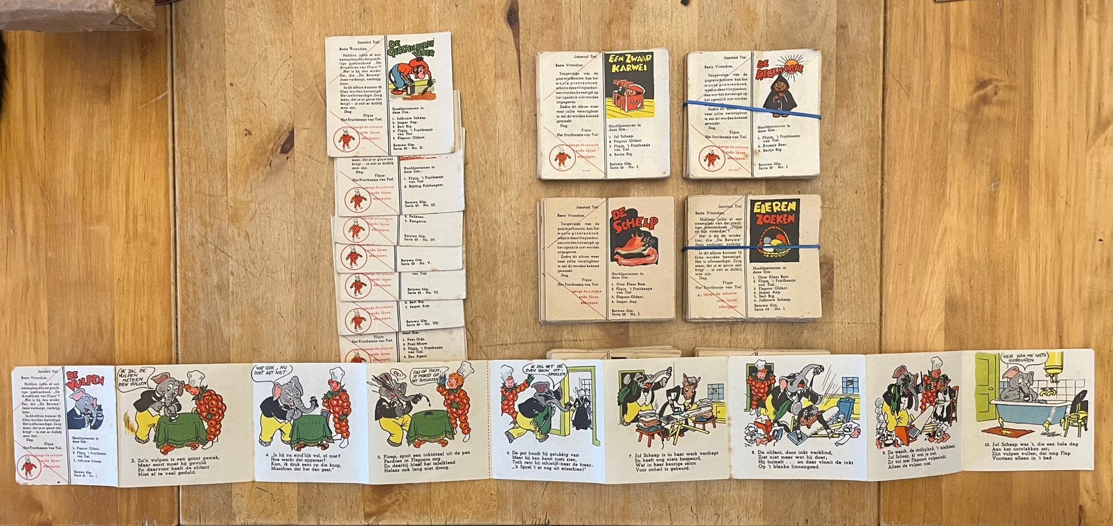 Flipje van Tiel originele verhaalstrips ca 1935, Ophalen of Verzenden, Overige thema's