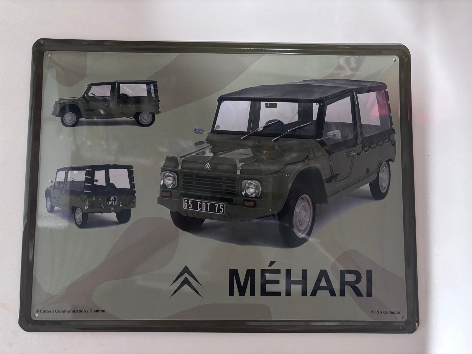 Citroën Méhari Reclamebord - Vintage Look, Ophalen of Verzenden, Gebruikt, Auto's