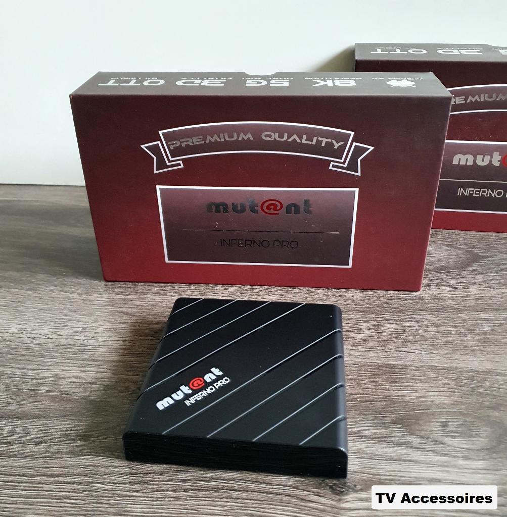 Mutant Inferno Pro | IPTV Kastje | TV Box | Mut@nt, Ophalen of Verzenden, Nieuw, HDMI