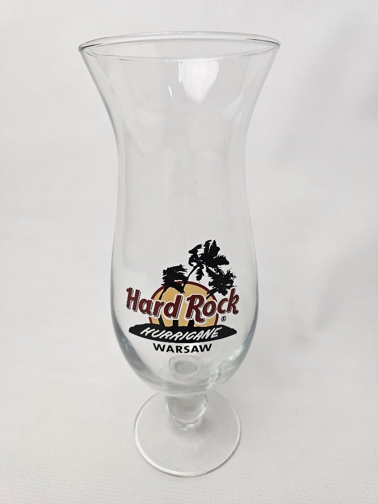 # Hard Rock Cafe Warsaw Hurricane Glas, Ophalen of Verzenden, Gebruikt, Bierglas