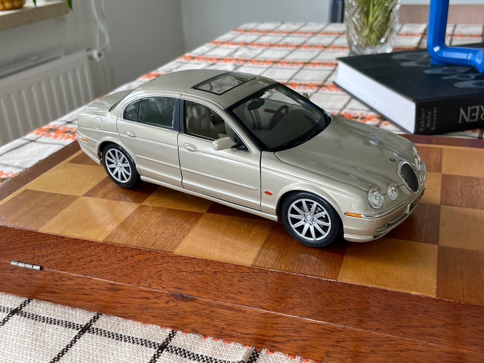 Jaguar S-Type Schaalmodel 1:18 - Maisto, Ophalen of Verzenden, Zo goed als nieuw, Overige typen