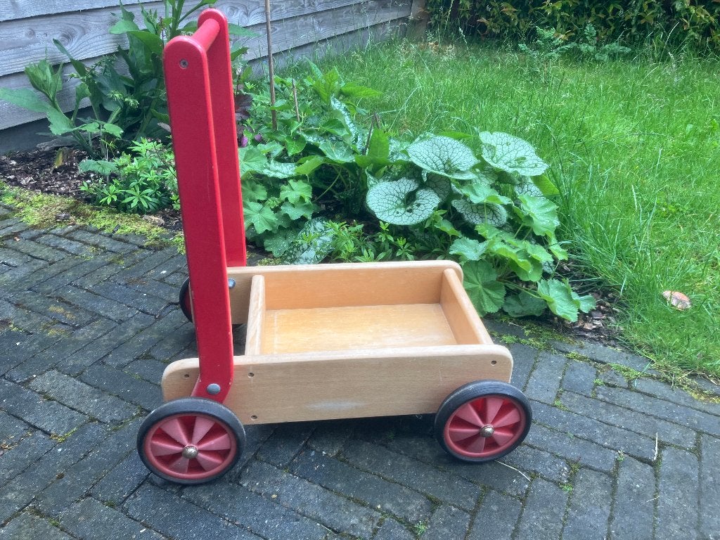 Loopkar hout, Ophalen, Gebruikt, Duw- of Trekspeelgoed