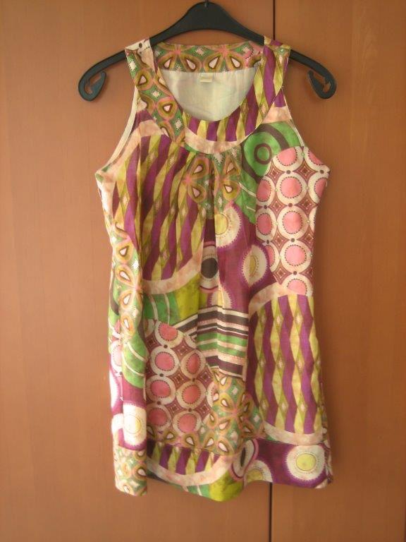 Fleurig zomers jurkje met aparte print CAMAÍOU, M snazzeys, Kleding | Dames, Maat 38/40 (M), Overige kleuren, Verzenden, Zo goed als nieuw