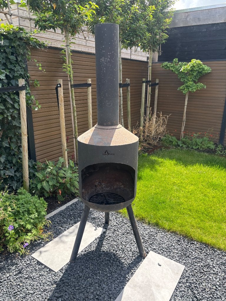 Terrashaard livin flame, Tuin en Terras, Vuurschalen, Ophalen, Gebruikt