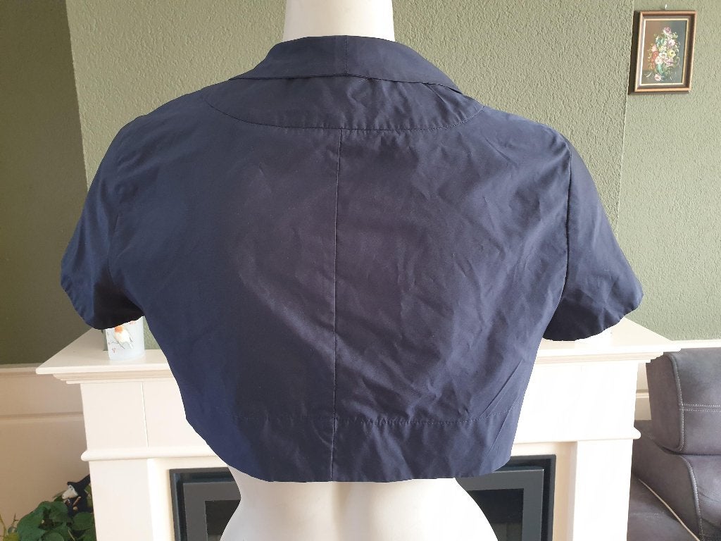 Vera Mont schitterend blauw jasje bolero S 36, Zo goed als nieuw, Jasje, Vera Mont, Maat 36 (S)