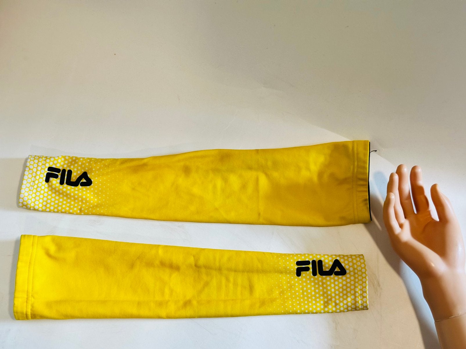 Wielrenkleding armstukken Fila maat L, Heren, Ophalen of Verzenden, Zo goed als nieuw, L