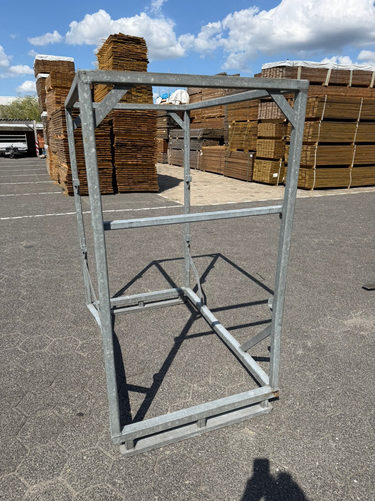 4x stapelframes stapelrekken stapelbokken 140x90 cm, Ophalen