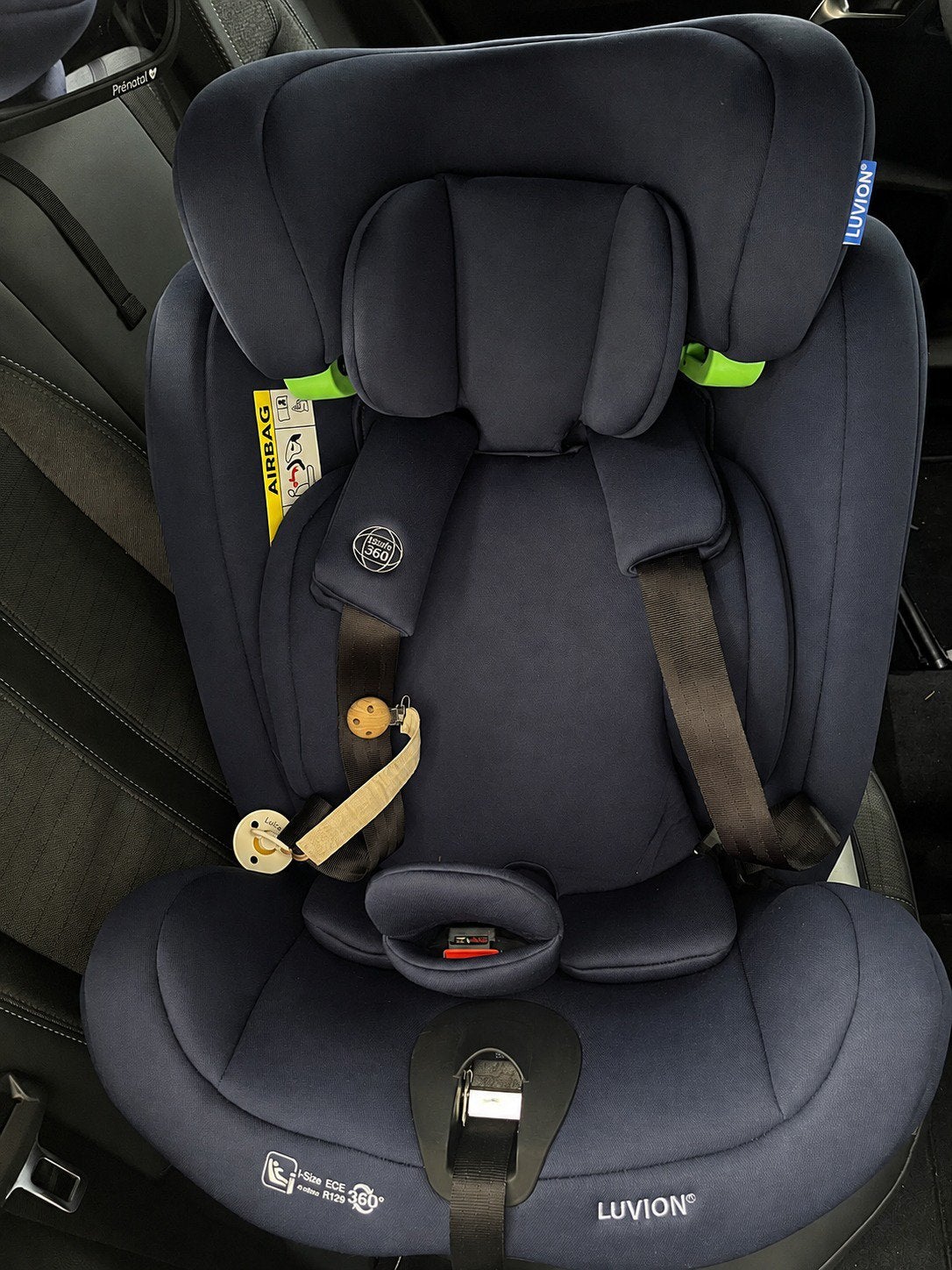 LUVION Aegis 360 Autostoel 0-4 jaar, Royal Midnight Blue, Kinderen en Baby's, Verstelbare rugleuning, Nieuw, Isofix, Ophalen